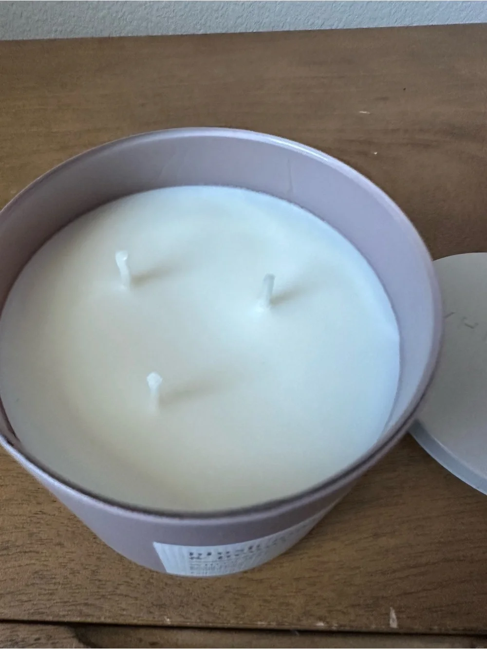 NEW bath and body works Blush Amber & Peony 3 wick candle NEW - Picture 2 of 3